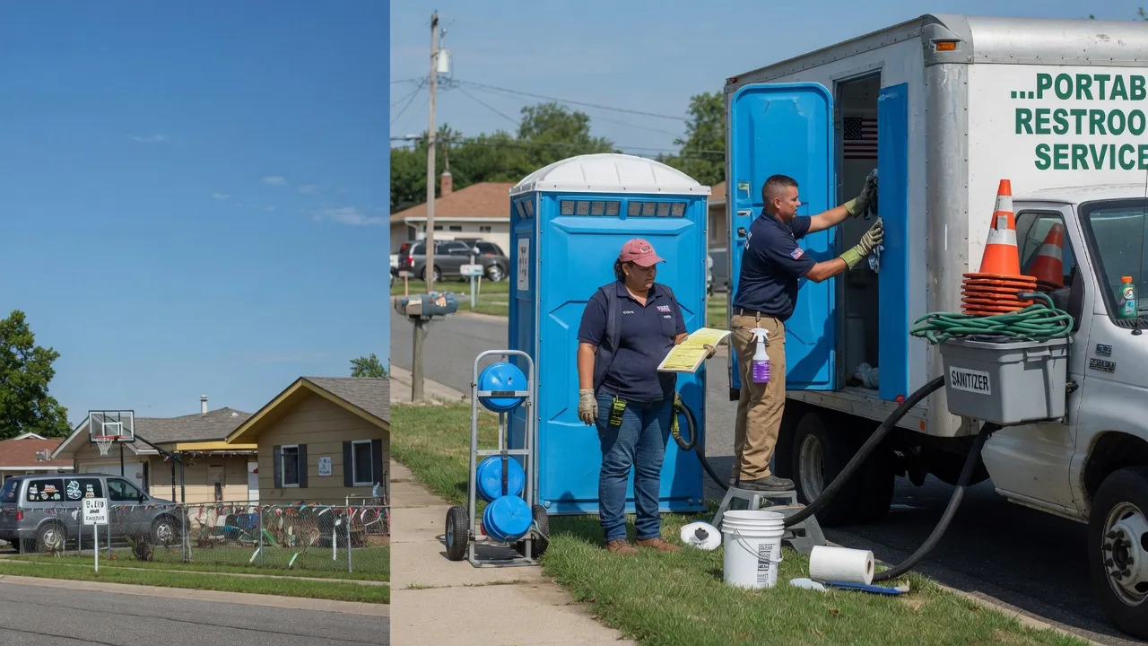 Portable Toilet Rental in Mcclure, IL near me